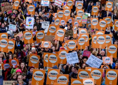 Défense des droits des femmes marche