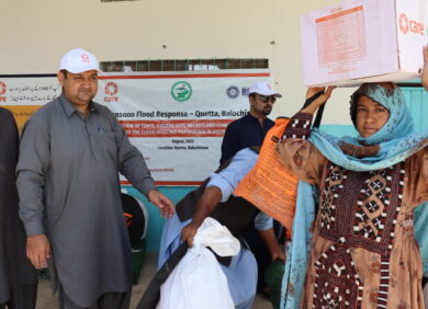 L'association CARE apporte une aide d'urgence au Pakistan