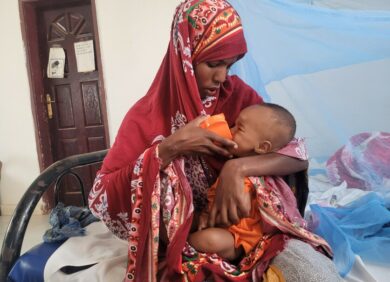 enfant souffrant de malnutrition en Somalie