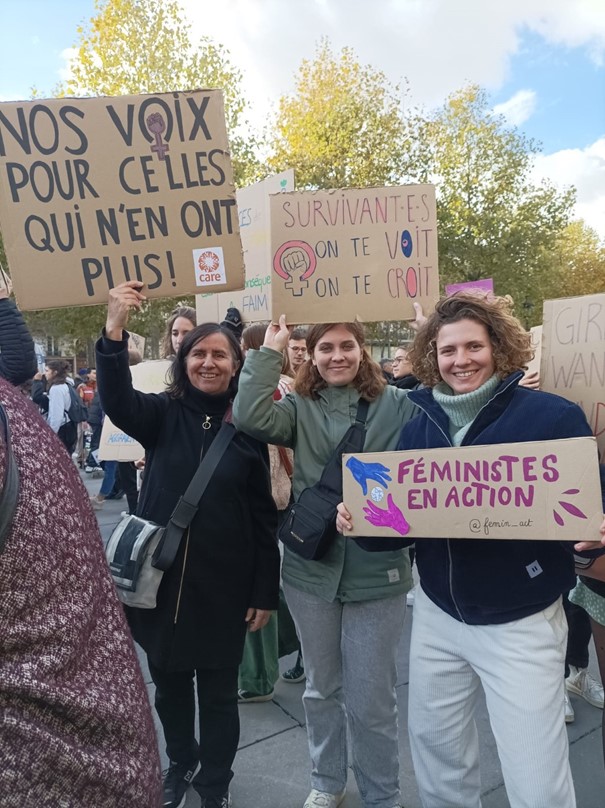 Mobilisation pour les droits des femmes