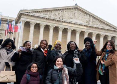 La délégation féministes en action a rencontré des membres du gouvernement pour défendre les droits des femmes.