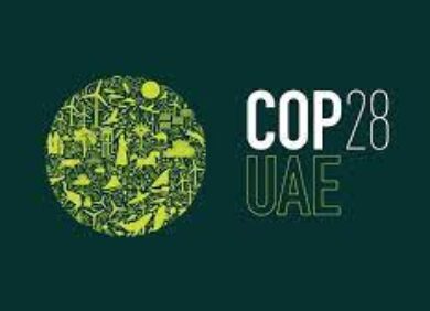 logo de la cop 28 pour laquelle les associations se mobilisent, et notamment l'ONG CARE.