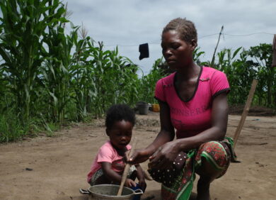 L'ONG CARE lutte contre la faim dans le monde.