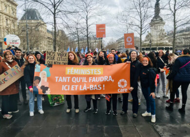 L'ONG CARE se mobilise contre les violences basées sur le genre.