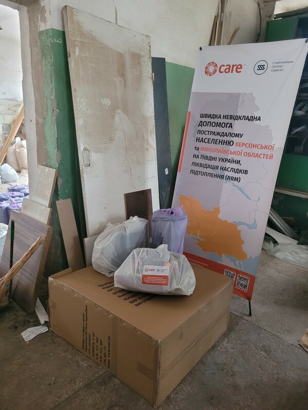 L'ONG CARE apporte une aide humanitaire d'urgence en Ukraine.