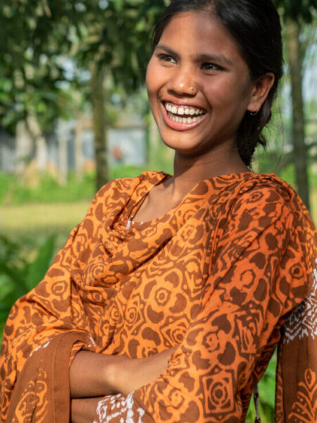 Une fille au Bangladesh