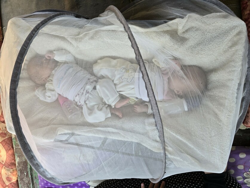 Deux bébés nés pendant la guerre à Gaza