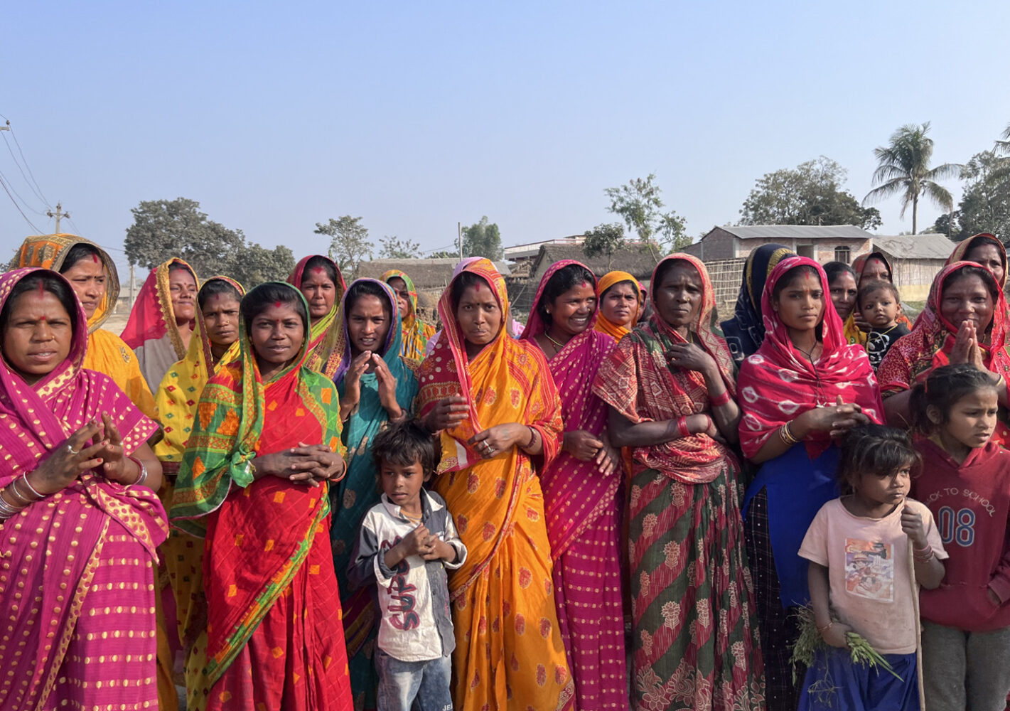 Des femmes agricultrices soutenues par l'ONG CARE