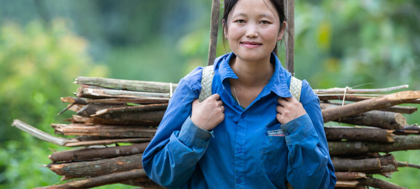 une agricultrice au Vietnam