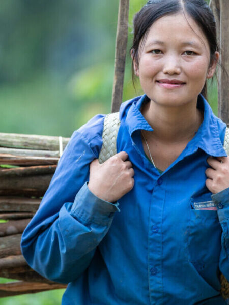 une agricultrice au Vietnam