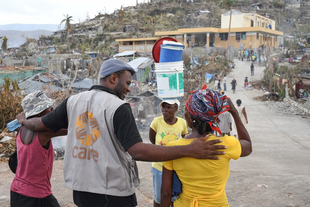 L'association CARE aide les populations, victimes de l'ouragan Matthew