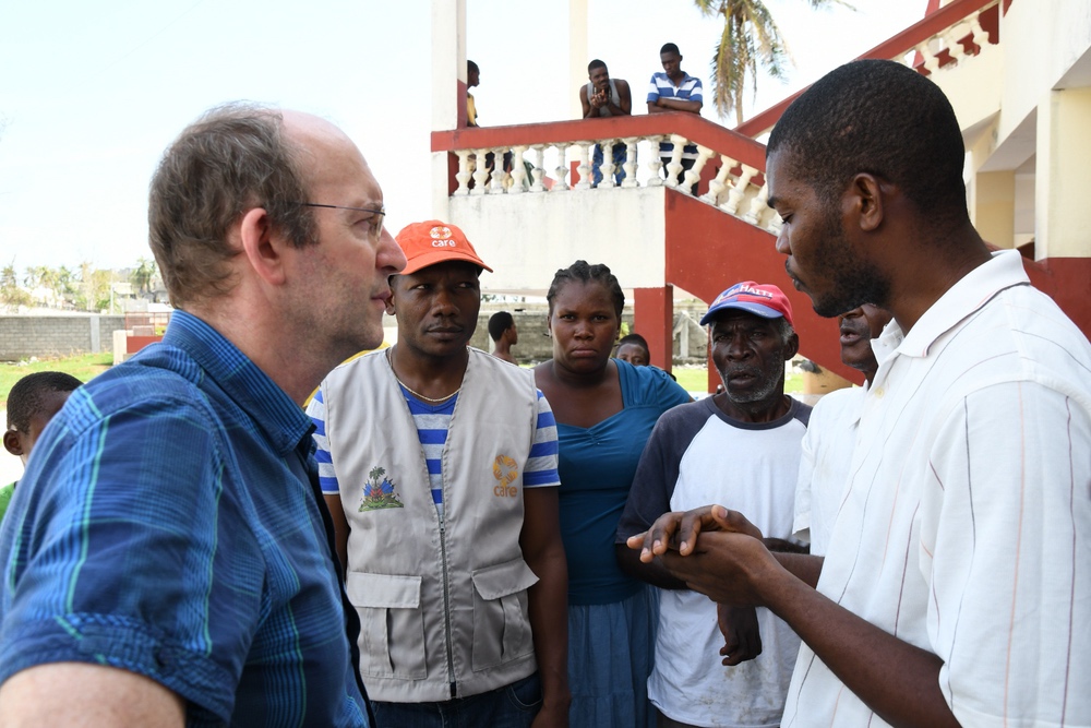 L'association CARE aide les populations victimes de l'ouragan Matthew en Haïti