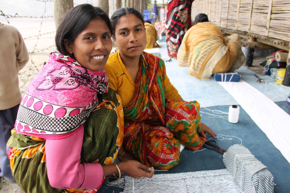 CARE et Living Blue au Bangladesh