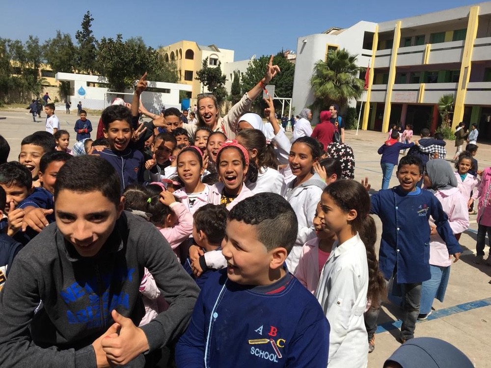 Loraine
Donnedieu de Vabres-Tranié, Présidente de CARE France était en visite au Maroc.