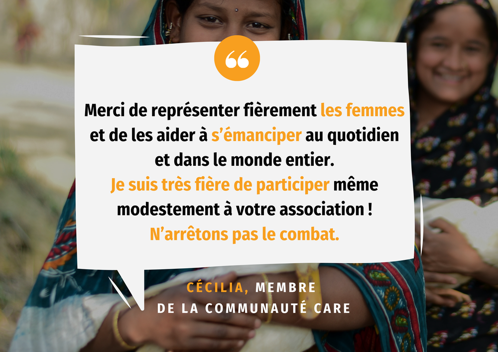 L'association CARE lutte pour les droits des femmes