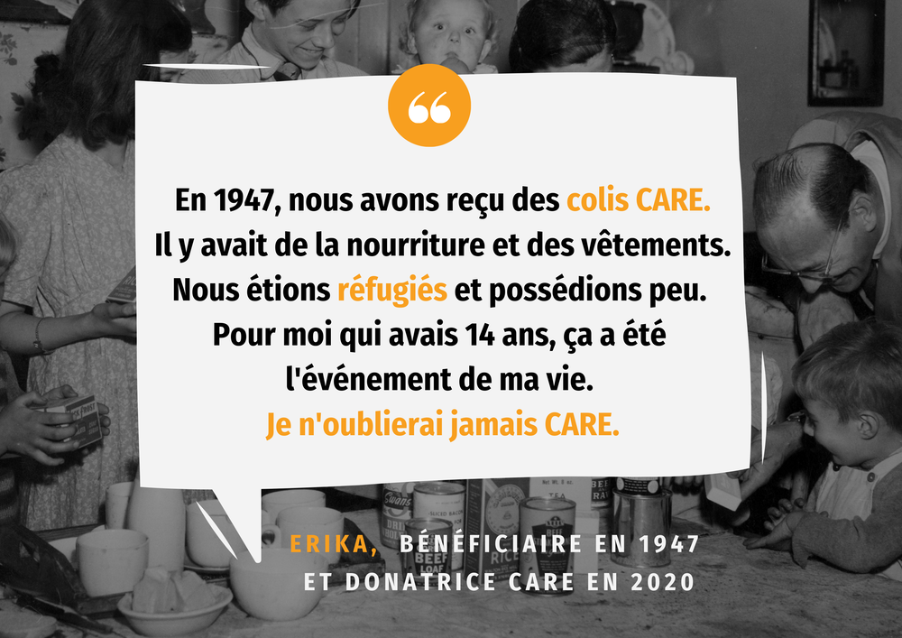 L'association CARE lutte contre la pauvreté