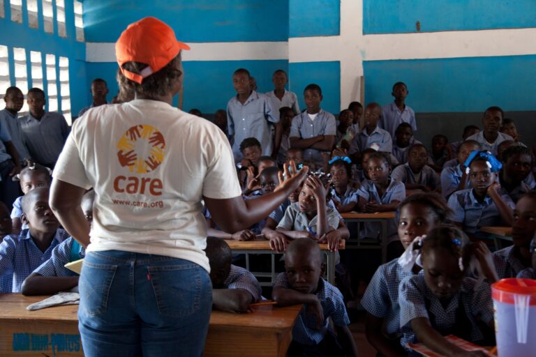 Aide Humanitaire En Haïti Ong Care France 