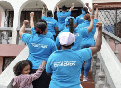 Atelier en Equateur entre le syndicat de l’UNTHA et l'entreprise sociale ASOCLIM