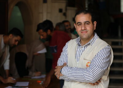 Saaed, travailleur humanitaire à Rafah