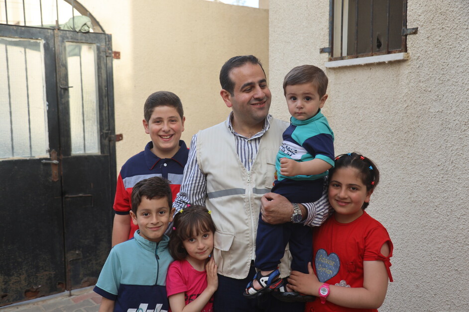 Saaed, travailleur humanitaire pour l'ONG CARE à Gaza