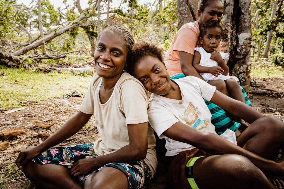 Deux femmes soutenues par l'ONG CARE au Vanuatu