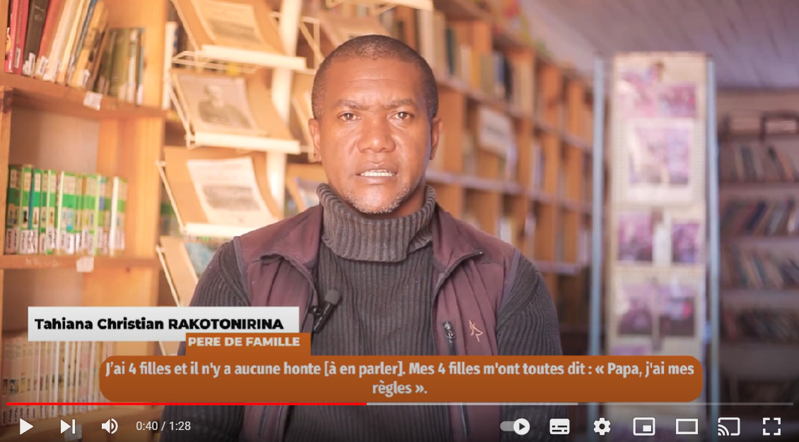 Un père parle du tabou des règles à Madagascar
