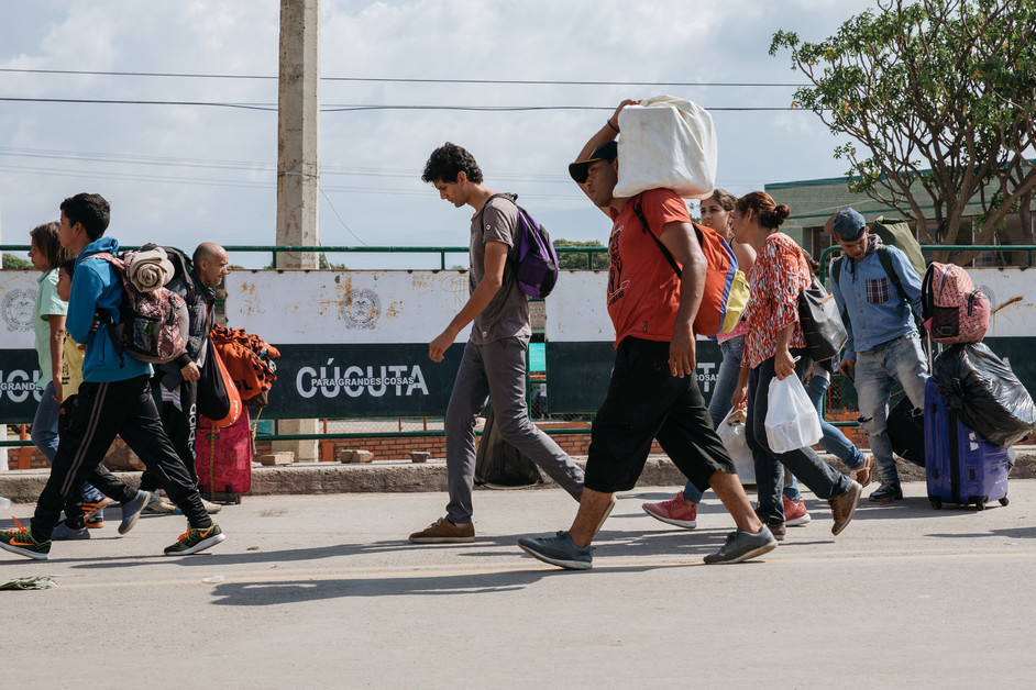 Des réfugiés vénézuéliens quittent le pays
